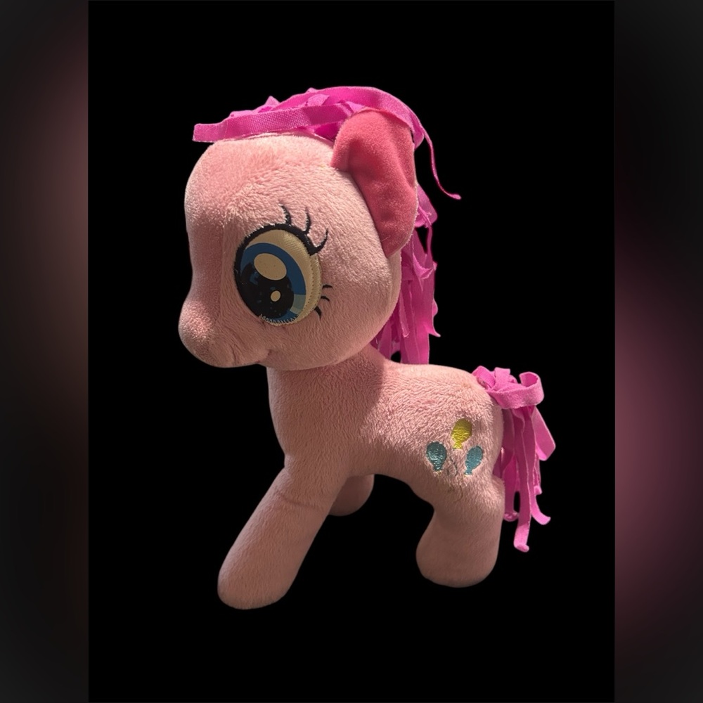 Hasbro 2014 My Little Pony Pinkie Pie plush stuffie approx 11 inch some stains